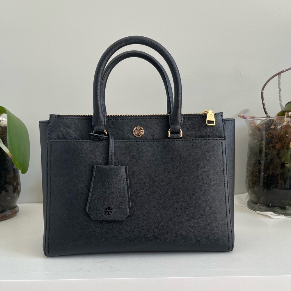 Tory Burch Robinson Small Double Zip Tote